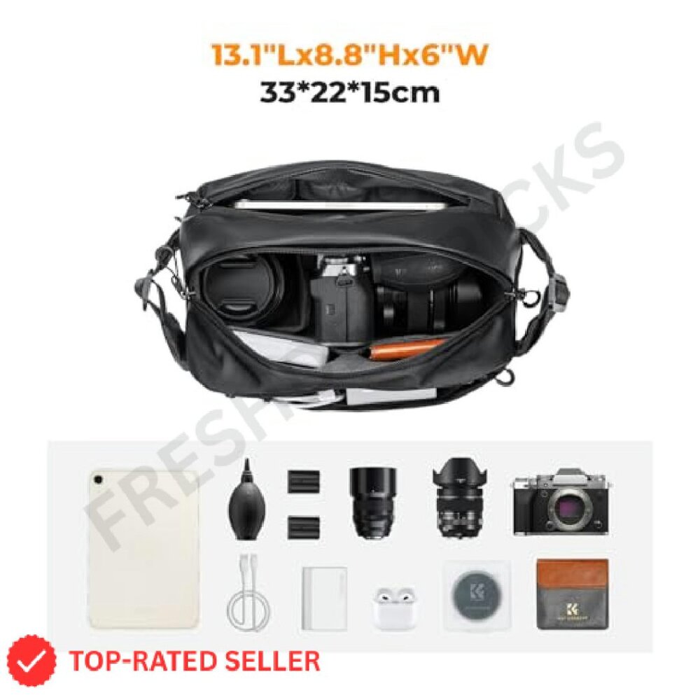 Multifunctional Camera Sling Bag Adjustable Cross… - image 3